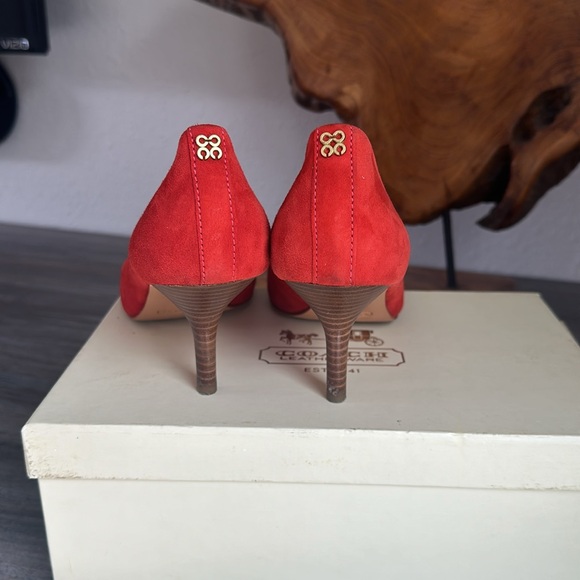 COACH Zoee Suede Heels - Picture 3 of 4